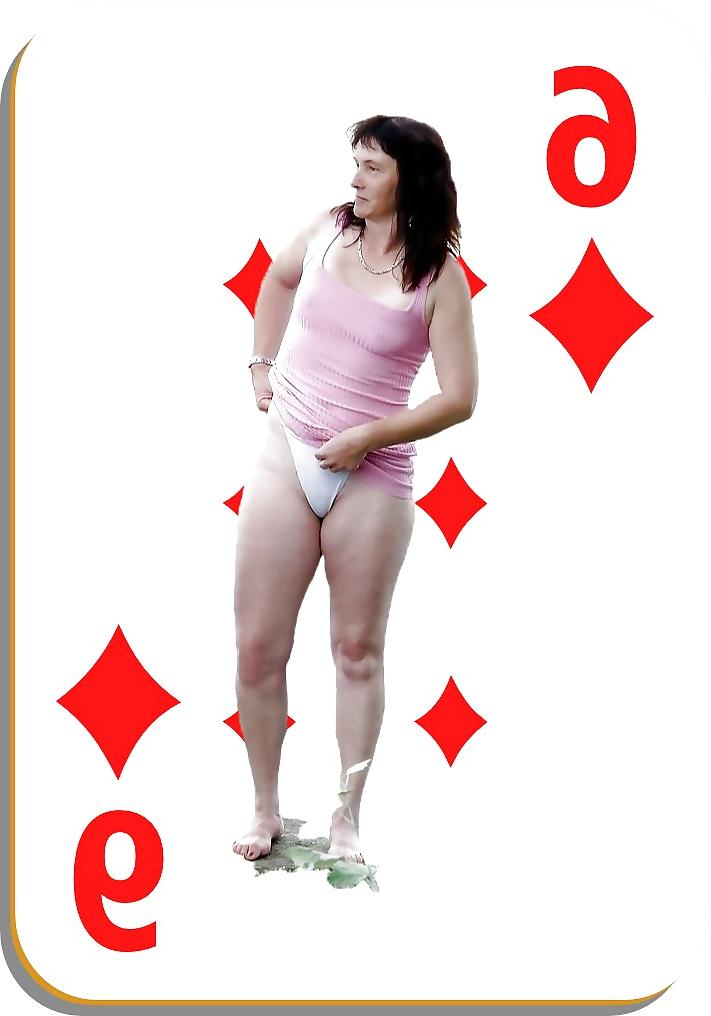 20P Naughty Playing Cards - Suit of Diamonds (ch-girl Edition)