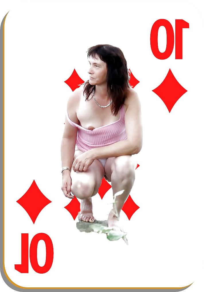 20P Naughty Playing Cards - Suit of Diamonds (ch-girl Edition)