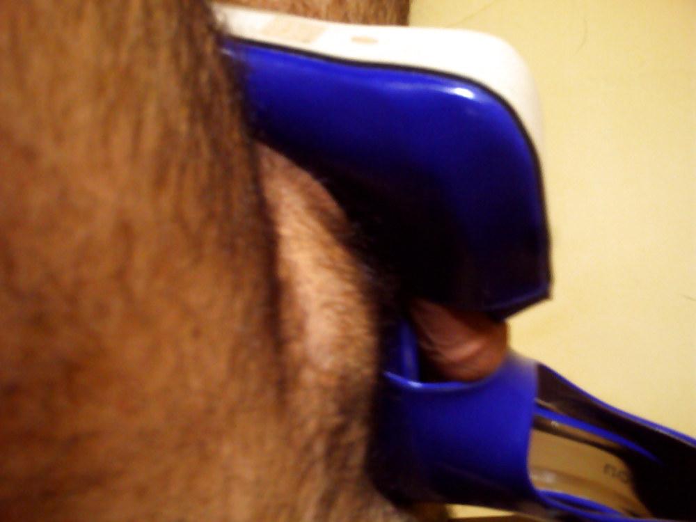 20P Fuck new heels shoes blue