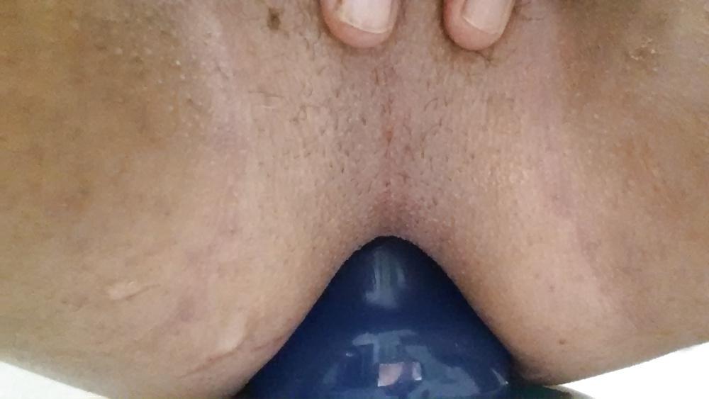 9P New Giante Blue butt plug  May 2014