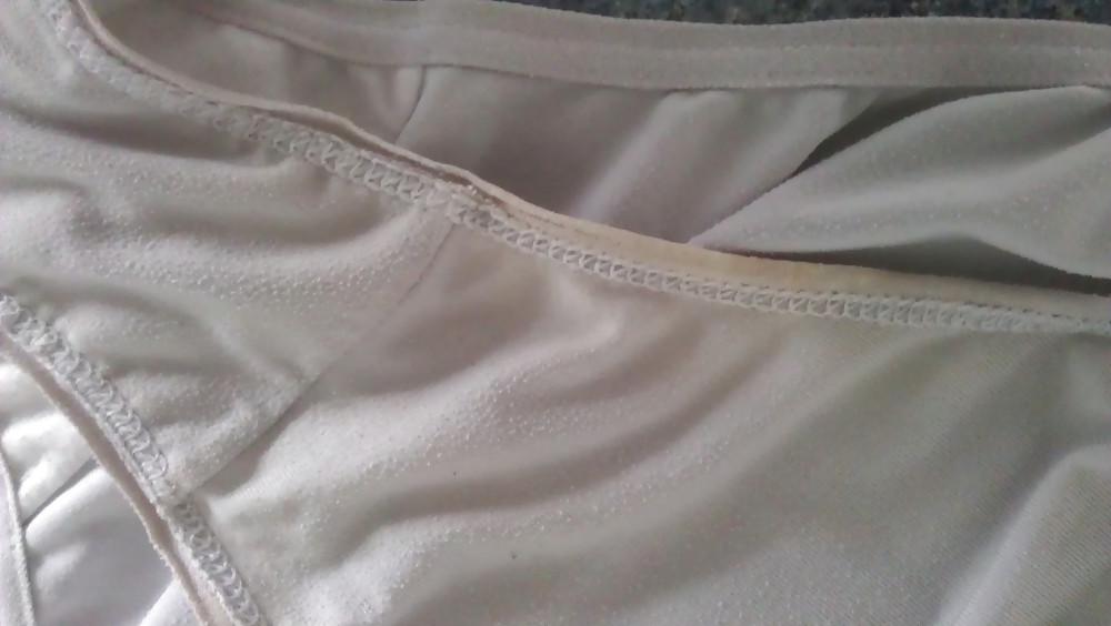 6P Wifes dirty white panties