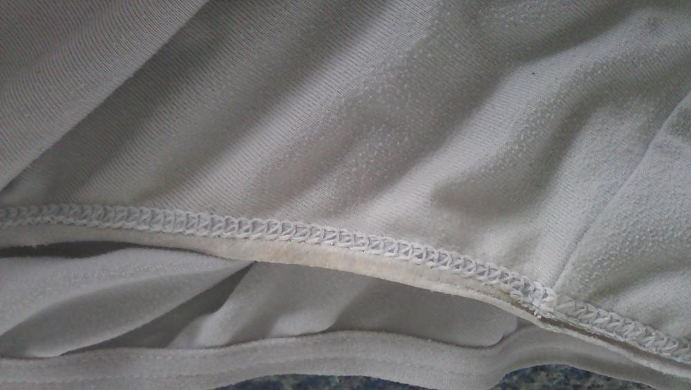 6P Wifes dirty white panties