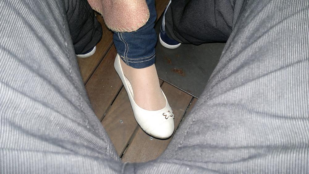 25P Nylon soles footjob hot