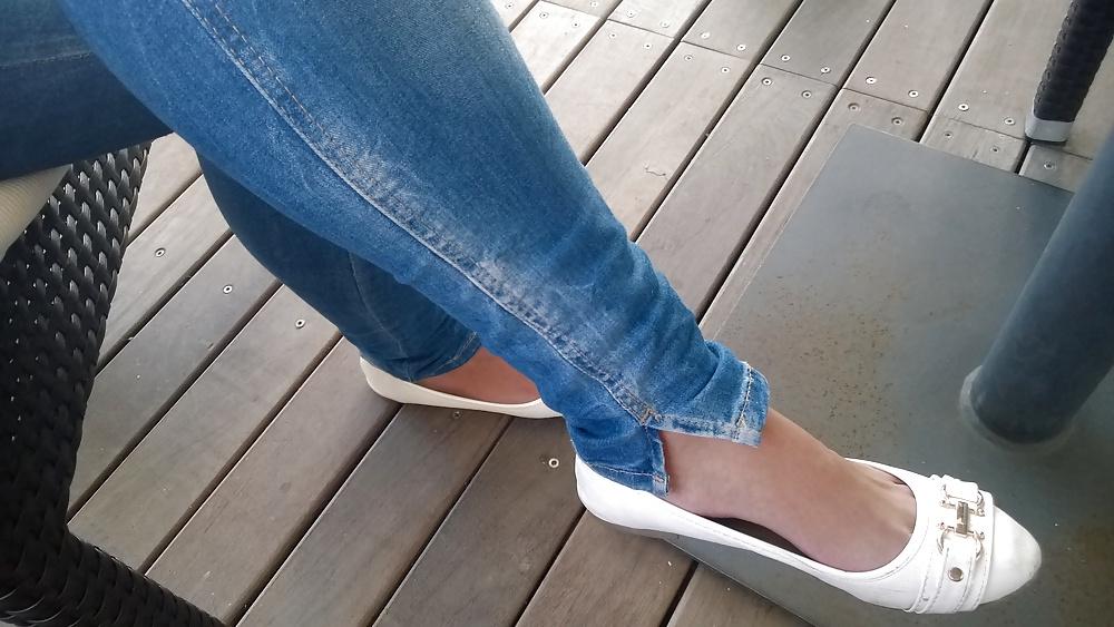 25P Nylon soles footjob hot
