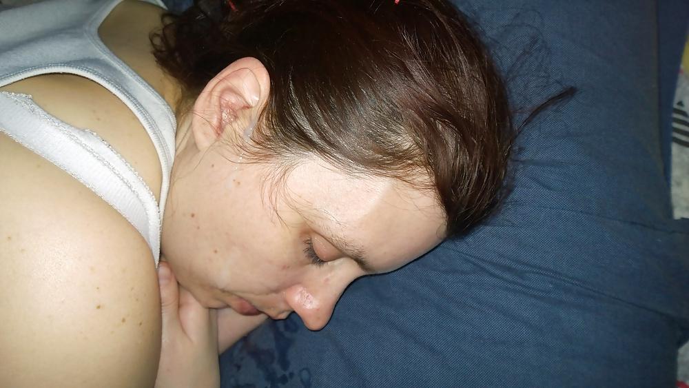 4P Cum of gf face 3