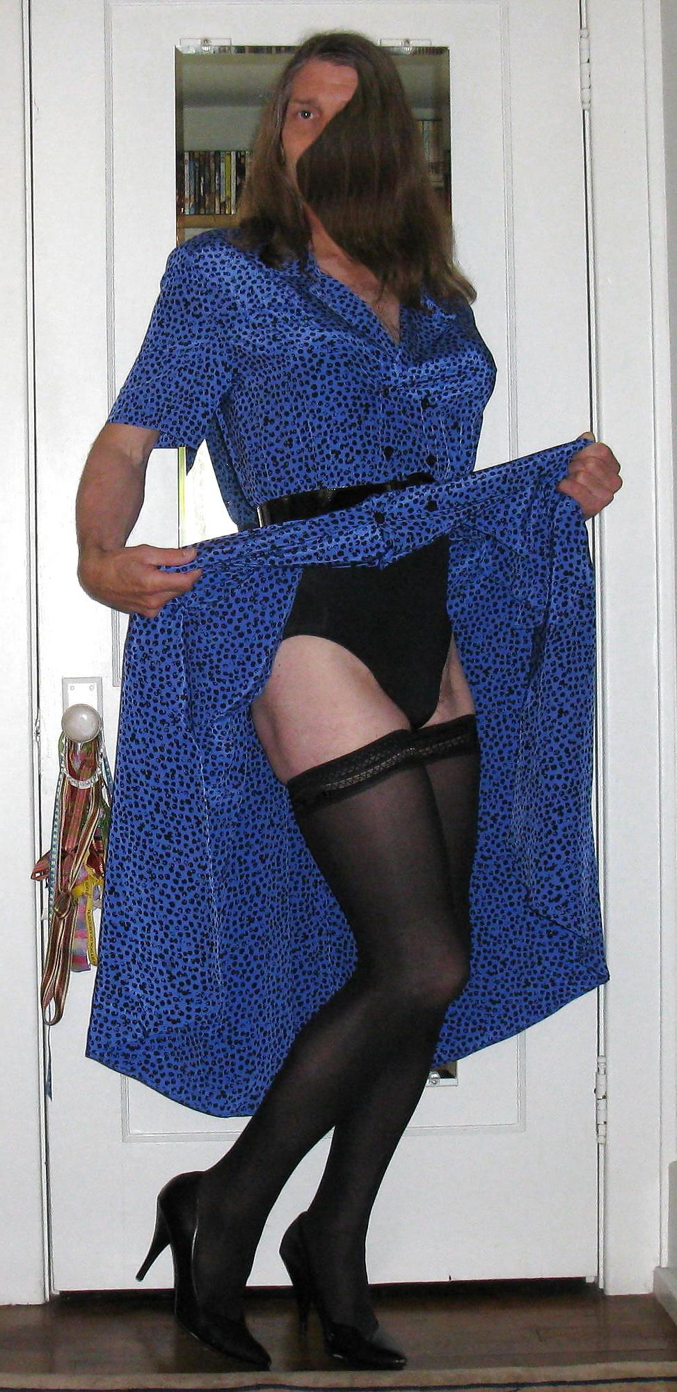 10P Crossdressing - Blue Leopard