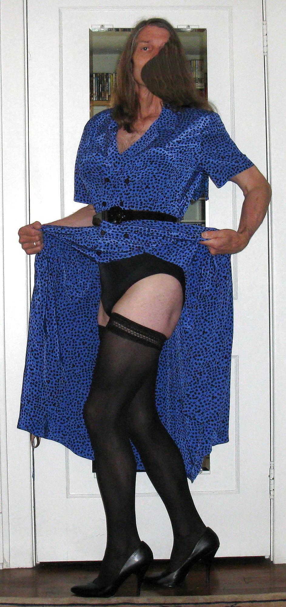 10P Crossdressing - Blue Leopard