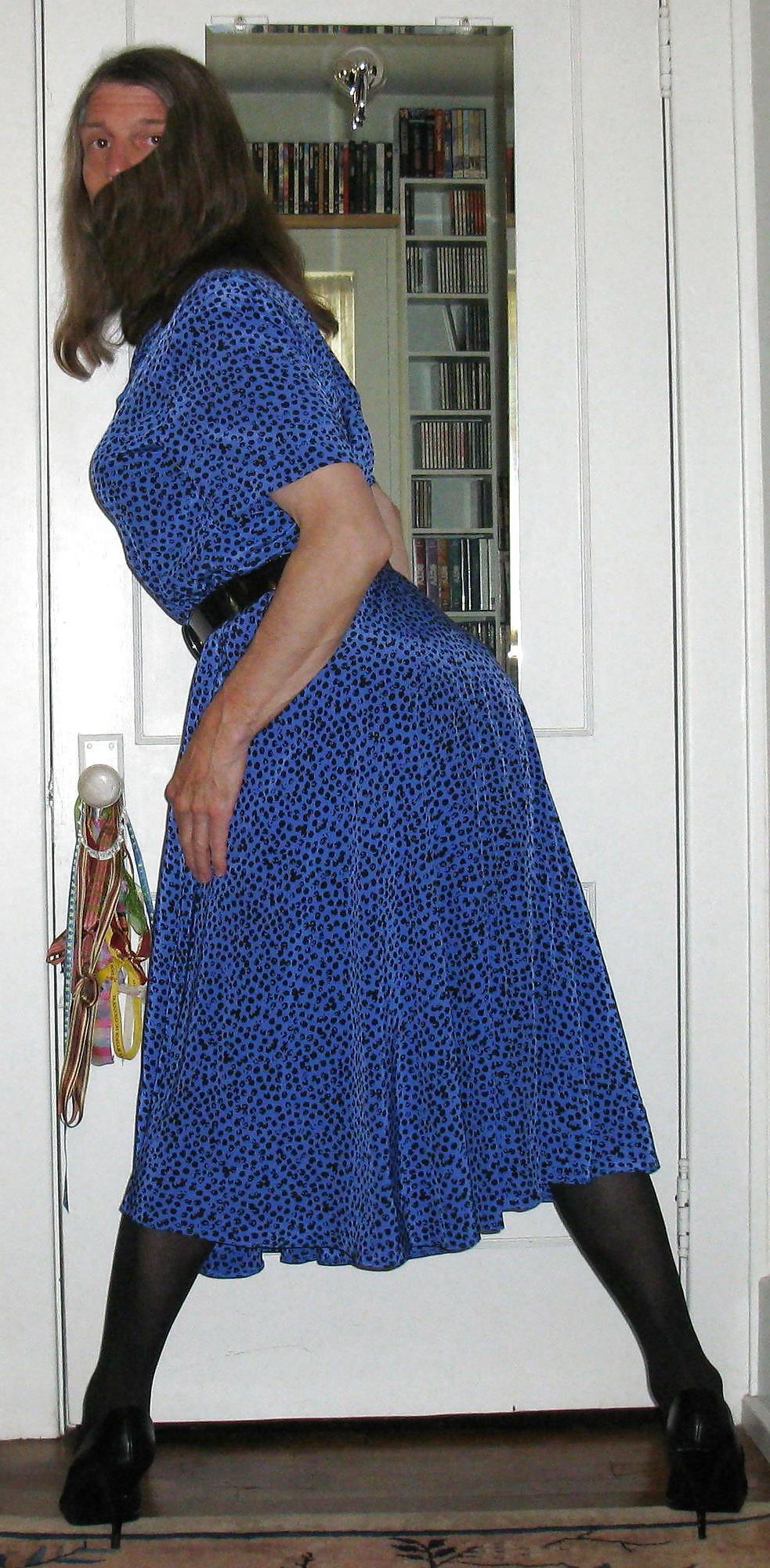 10P Crossdressing - Blue Leopard