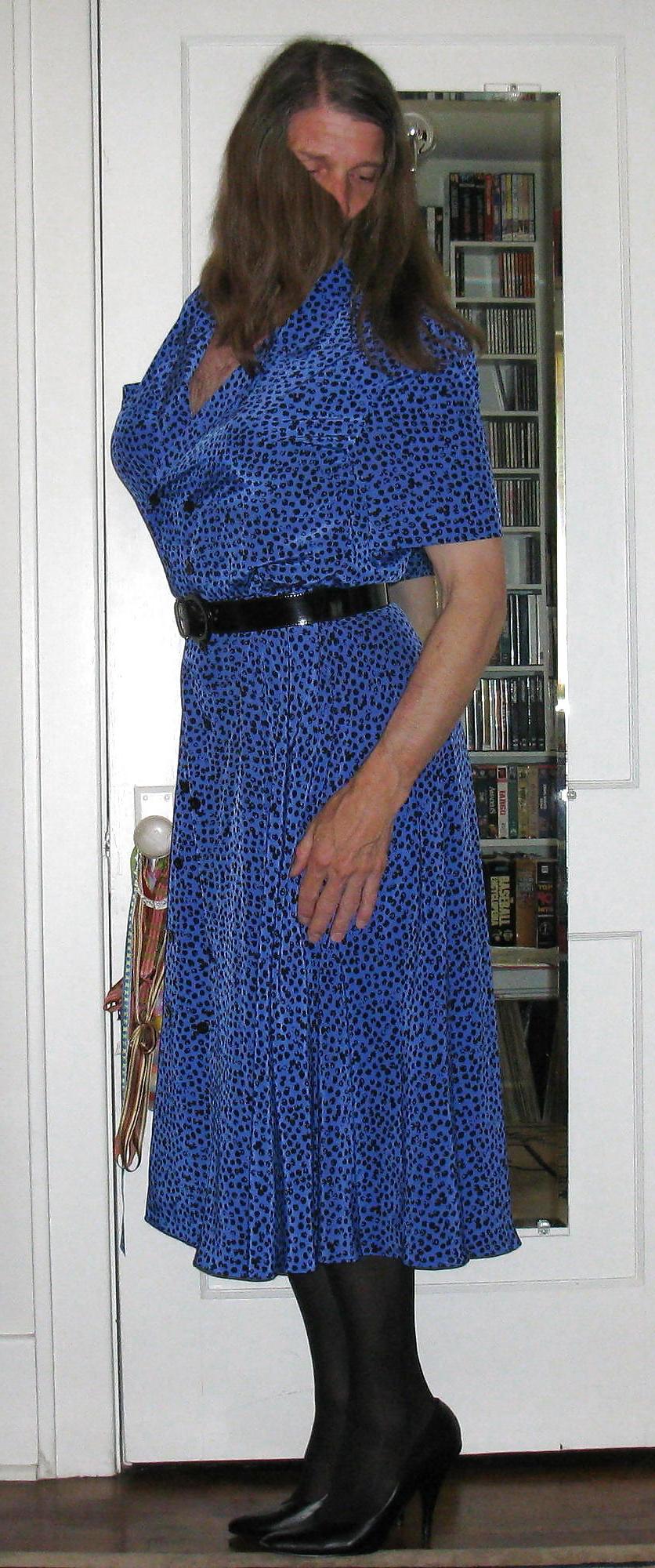 10P Crossdressing - Blue Leopard