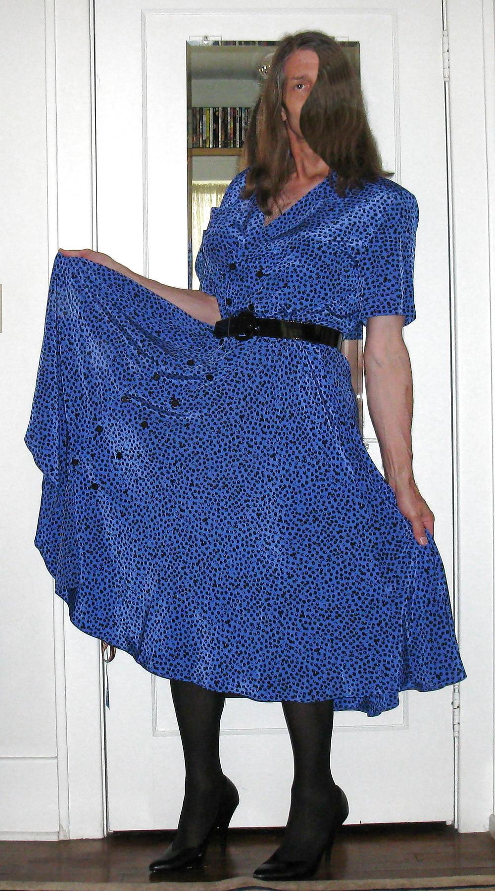 10P Crossdressing - Blue Leopard