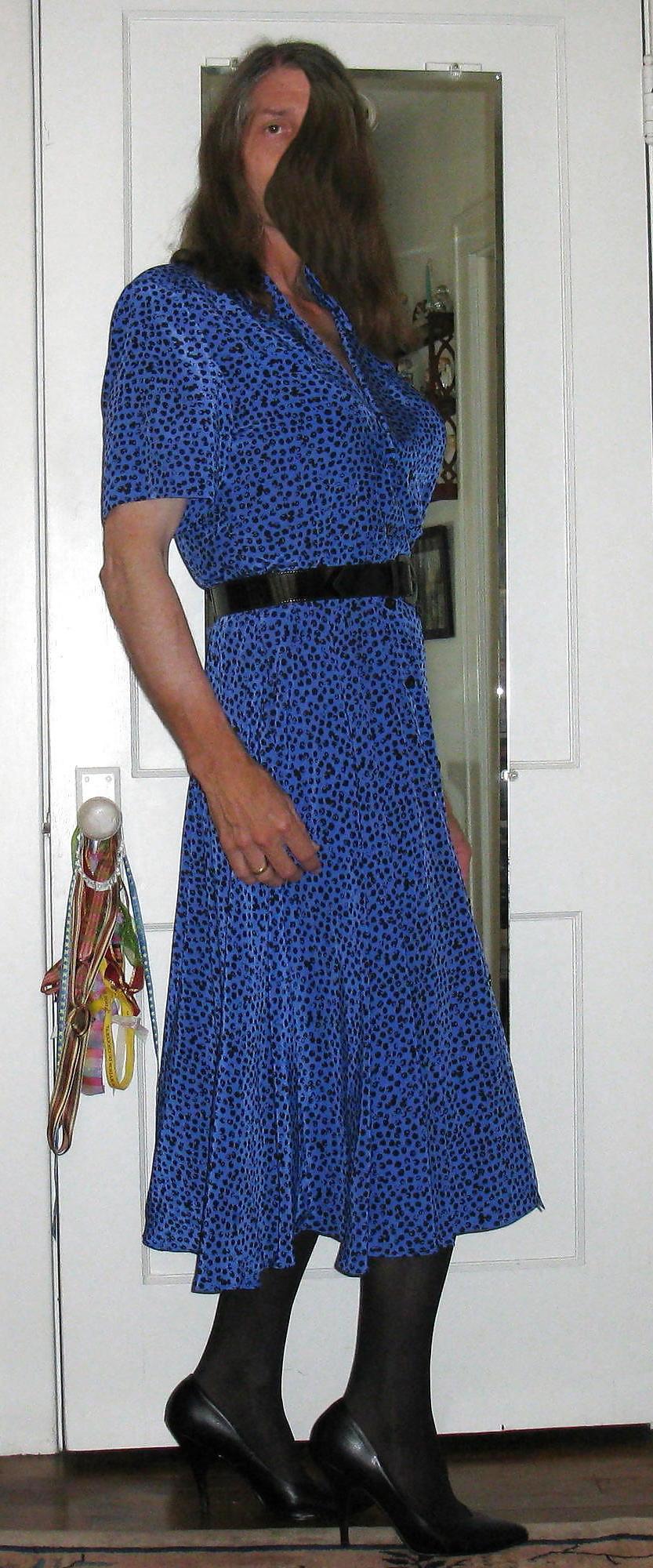 10P Crossdressing - Blue Leopard