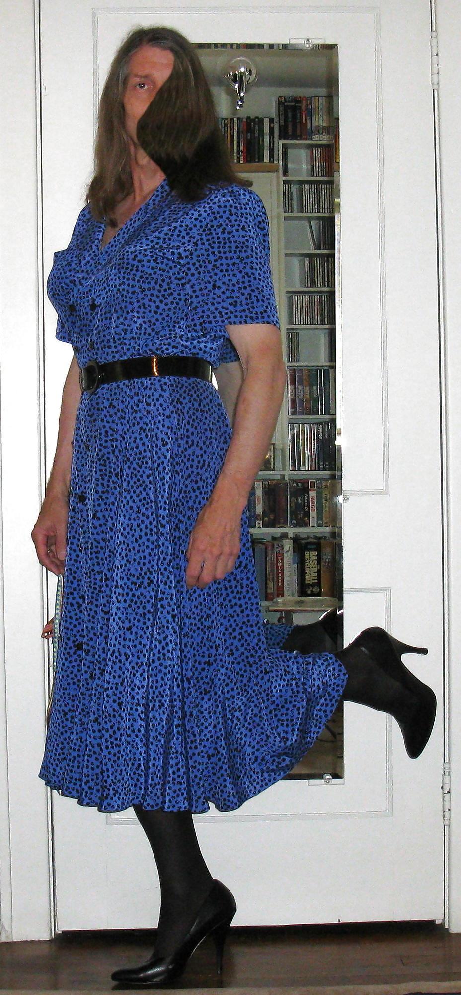10P Crossdressing - Blue Leopard