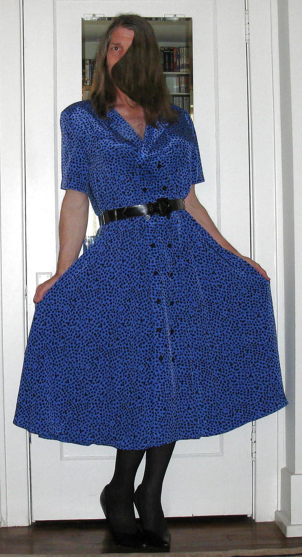 10P Crossdressing - Blue Leopard