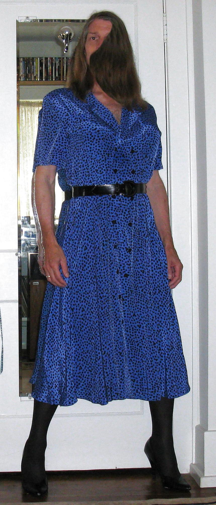 10P Crossdressing - Blue Leopard