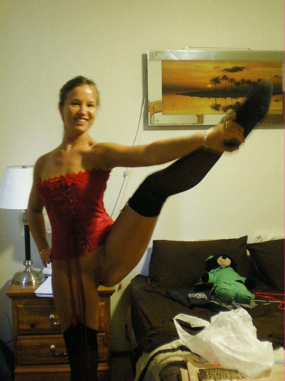 10P My red corset