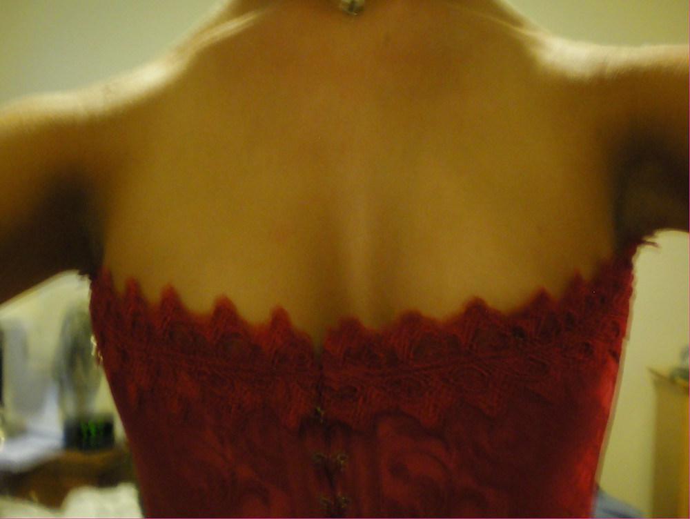 10P My red corset