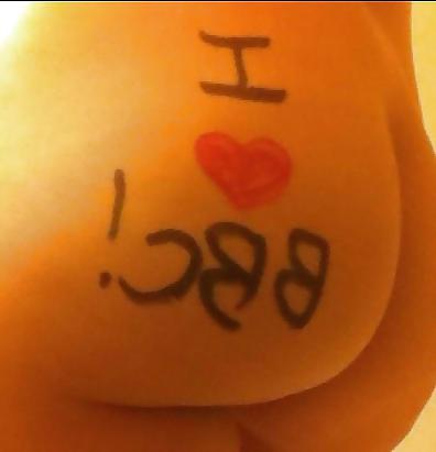 7P Signs and body writing 