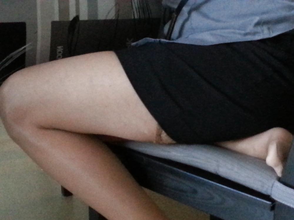 15P French mature wife with pantihose