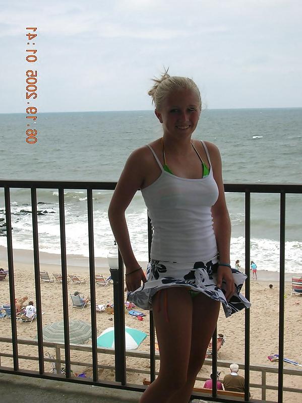 25P Wind blowing up dress