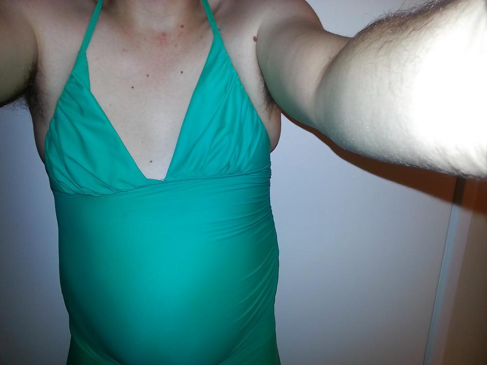 4P GREEN  Swimdress