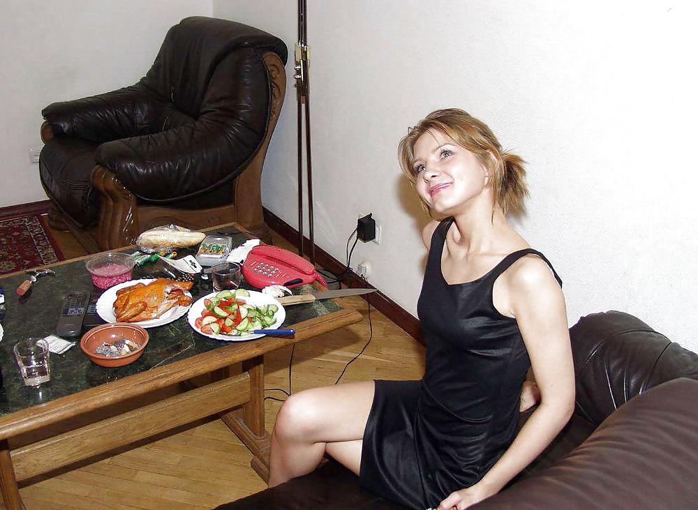 11P KEY - Home Sluts 09 Blk Dress Spicy in Kitchen & Smoking Hot