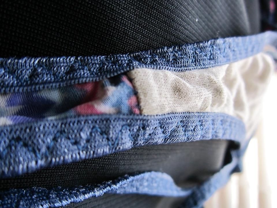 8P Mature Aunt's Dirty Panty Thong Taken From the Hamper