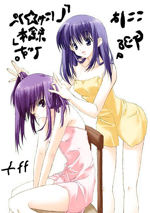 25P Hentai girls in bethrobe