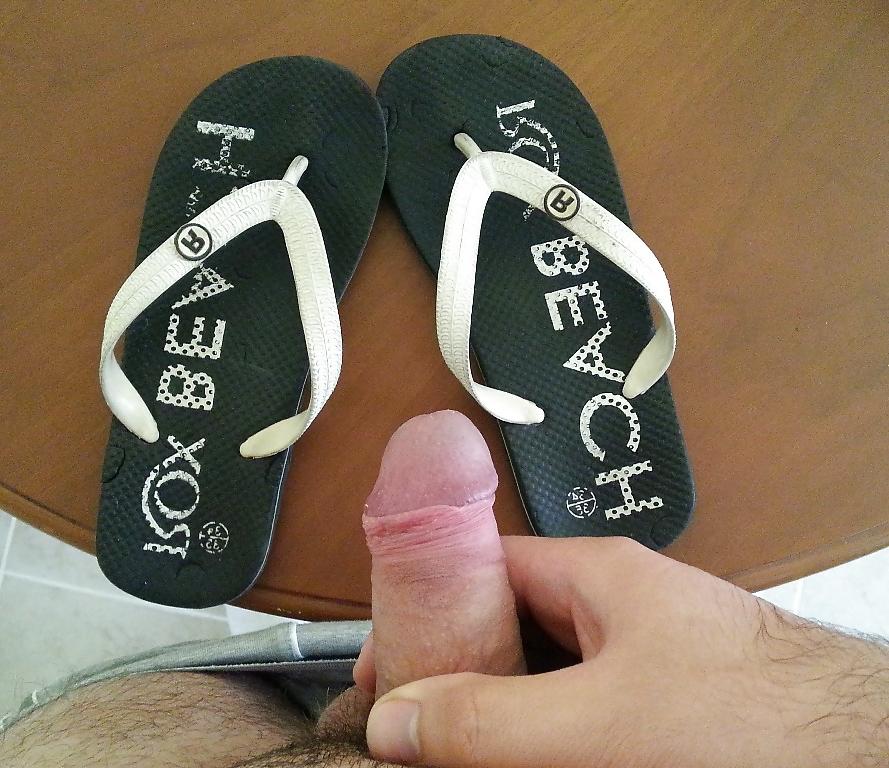 4P What pair of sandals I have to fuck and cum?