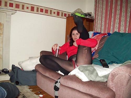 6P Mature pantyhose 