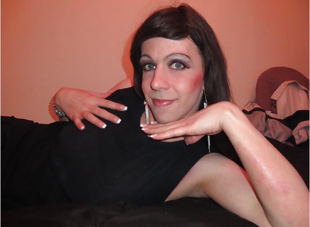 7P Black dress and me in it ! 