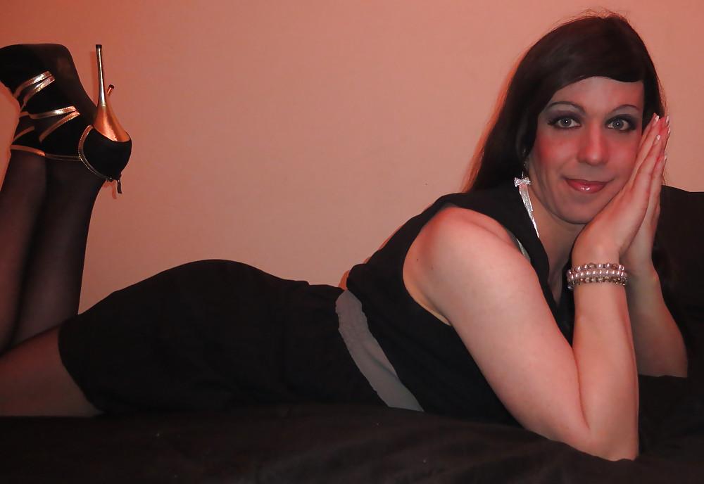 7P Black dress and me in it ! 