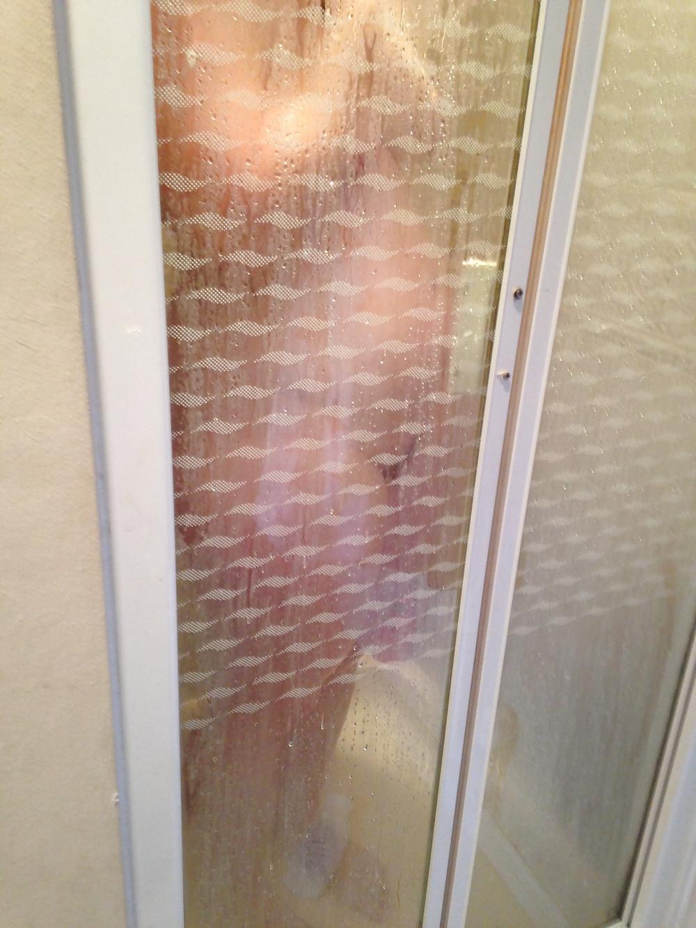 19P Chubby Mrs Showering & Dressing :-)