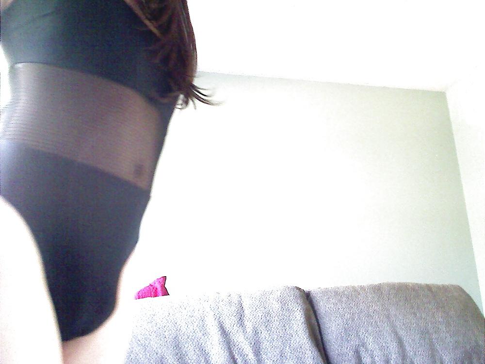 10P Me in a one piece swimsuit. A mono bikini.