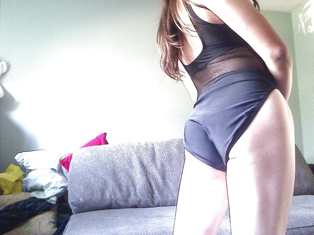 10P Me in a one piece swimsuit. A mono bikini.