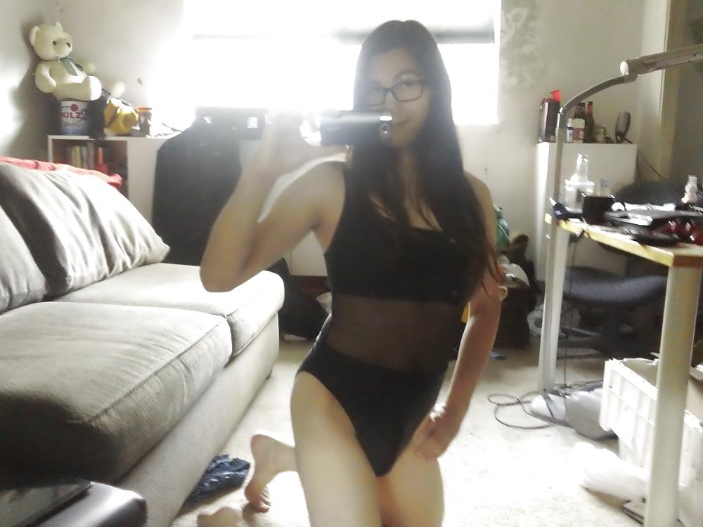 10P Me in a one piece swimsuit. A mono bikini.