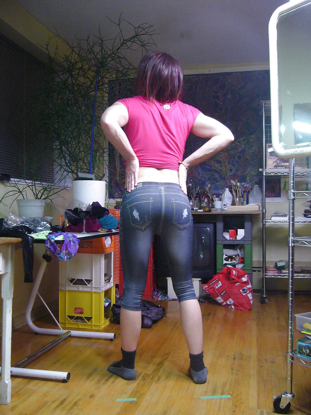 25P Wonderful Ass cross-dressing lady girl fun