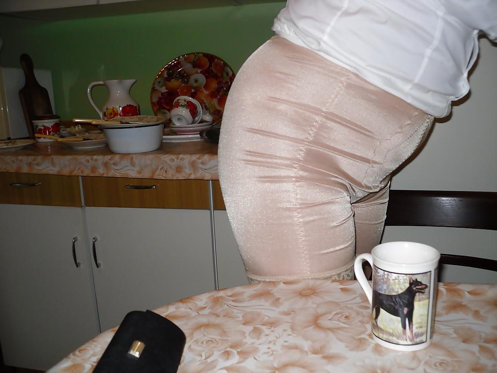 25P Pushuna's new panty girdle and full body