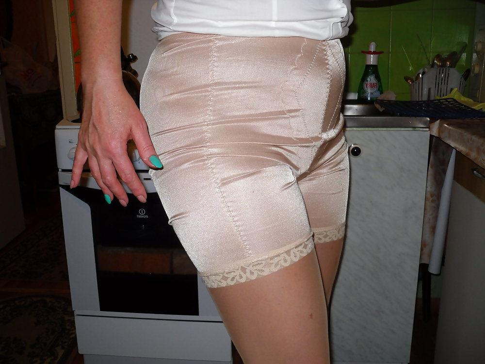 25P Pushuna's new panty girdle and full body