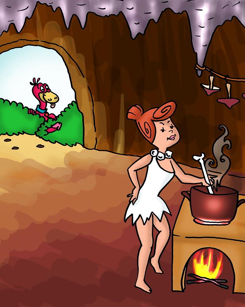 12P Flintstones in Cave Orgy
