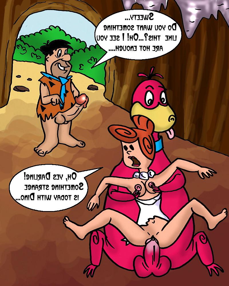 12P Flintstones in Cave Orgy