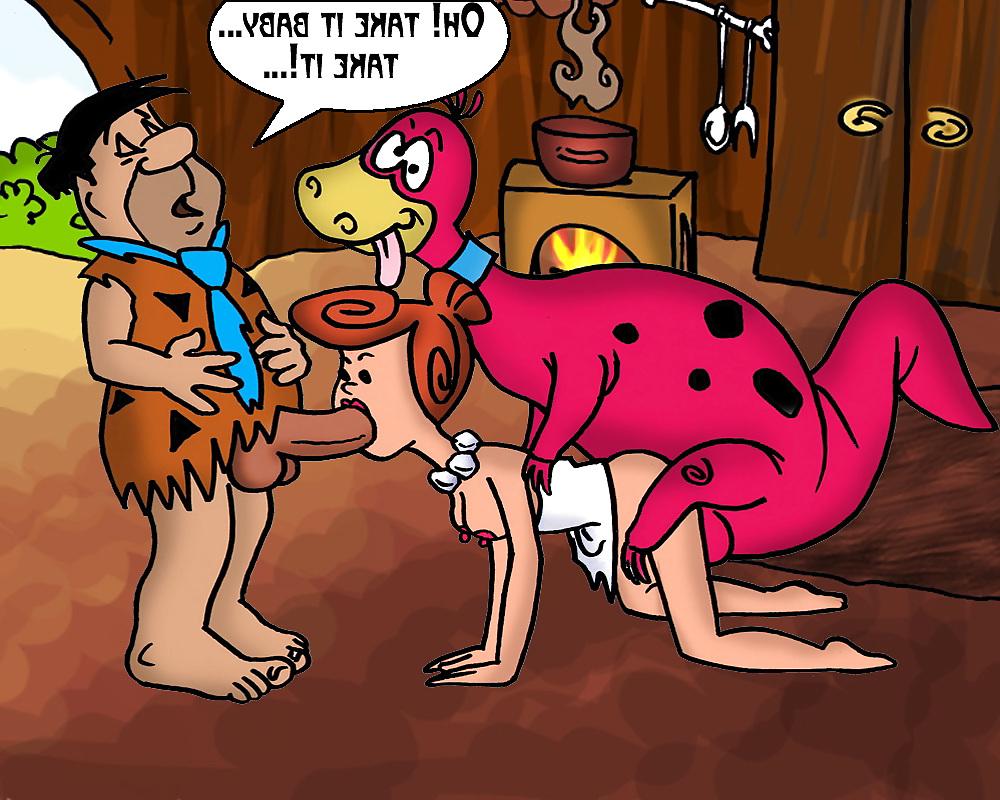 12P Flintstones in Cave Orgy