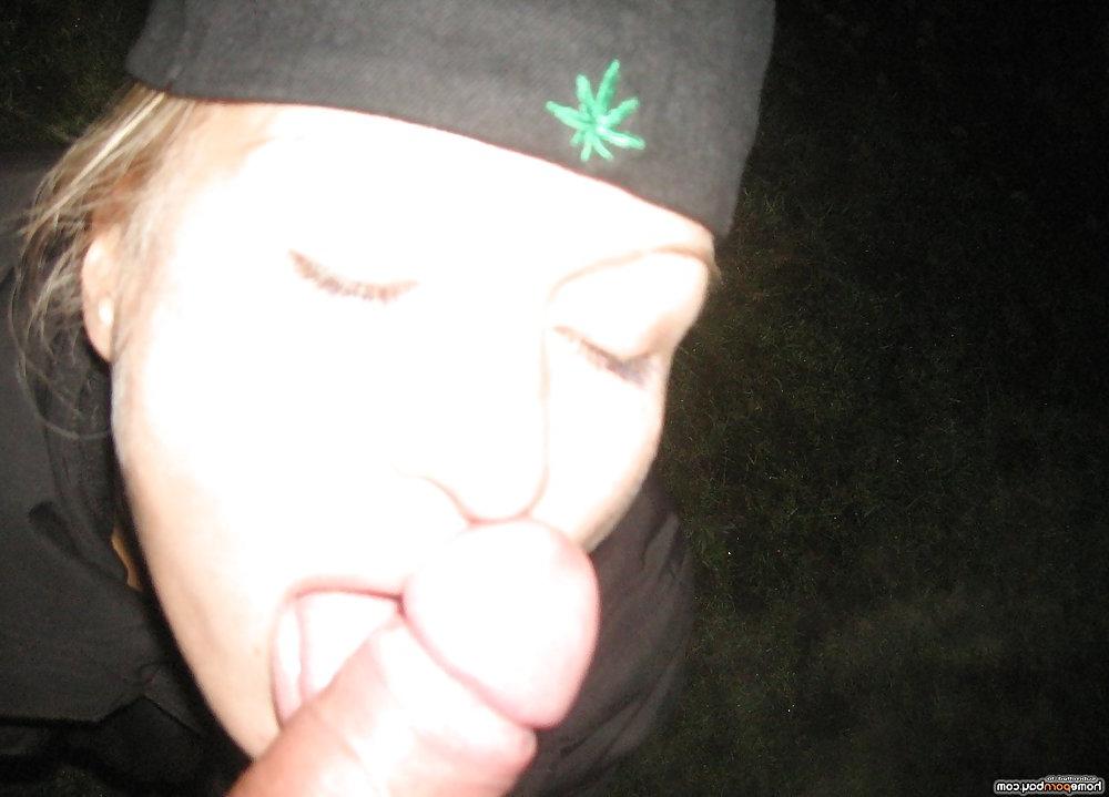 19P Russian amateur blonde babe sucking dick