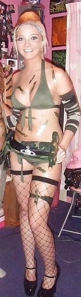 25P Facebook Sluts- Melissa in fancy dress!