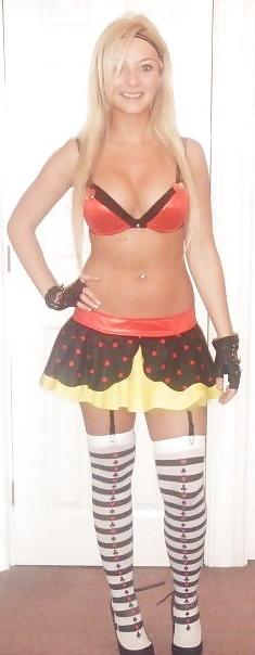 25P Facebook Sluts- Melissa in fancy dress!