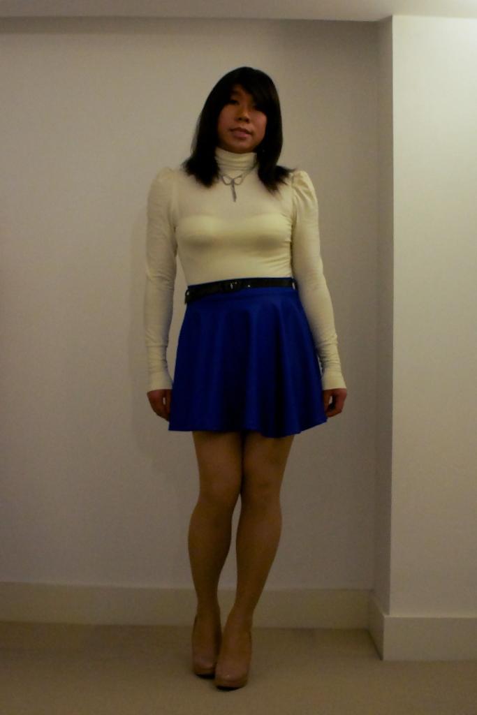 5P Blue Skirt