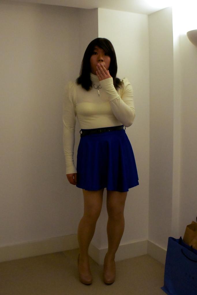 5P Blue Skirt