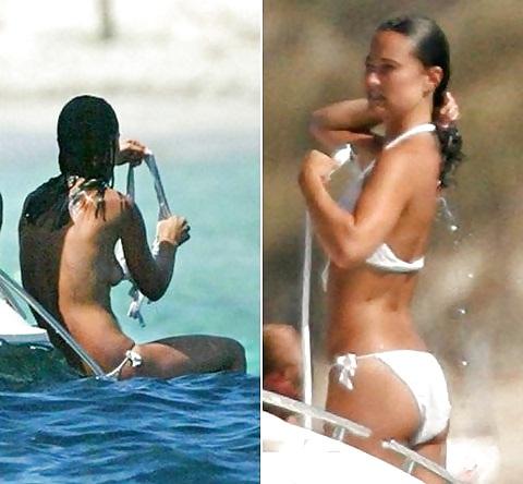 7P Pippa Middleton topless on a boat!!