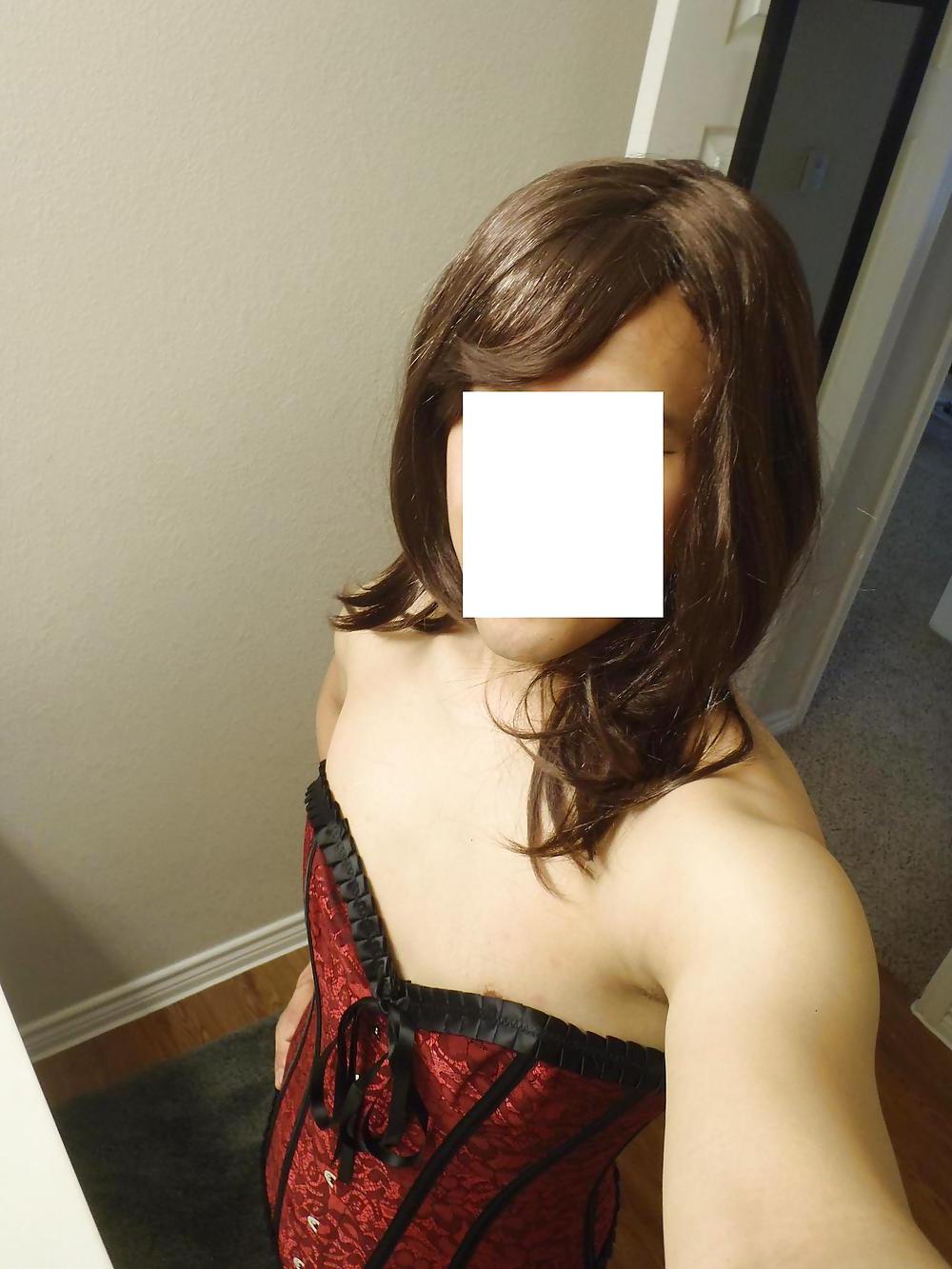 19P Red Corset
