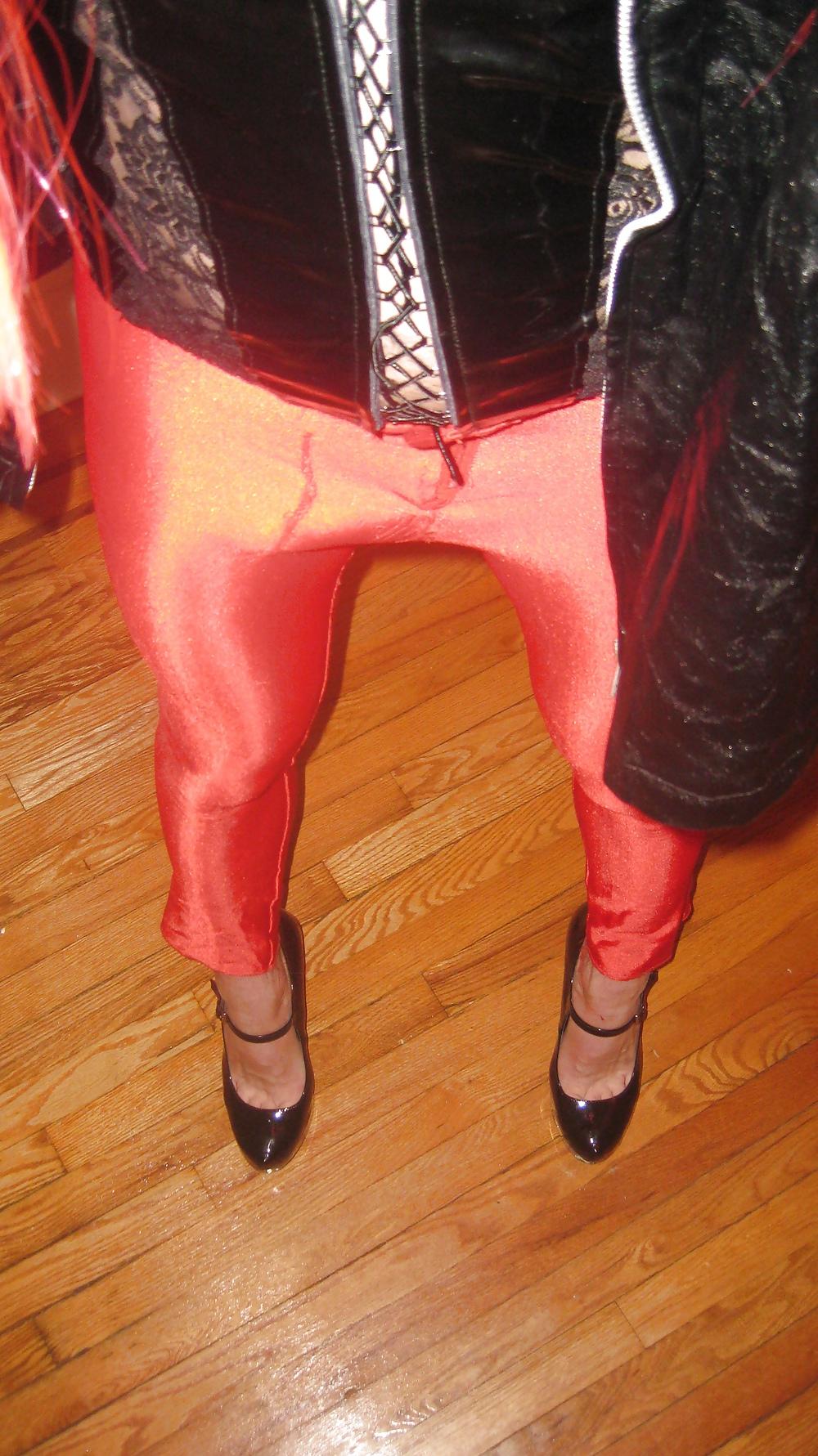 17P Spandex Disco Pants