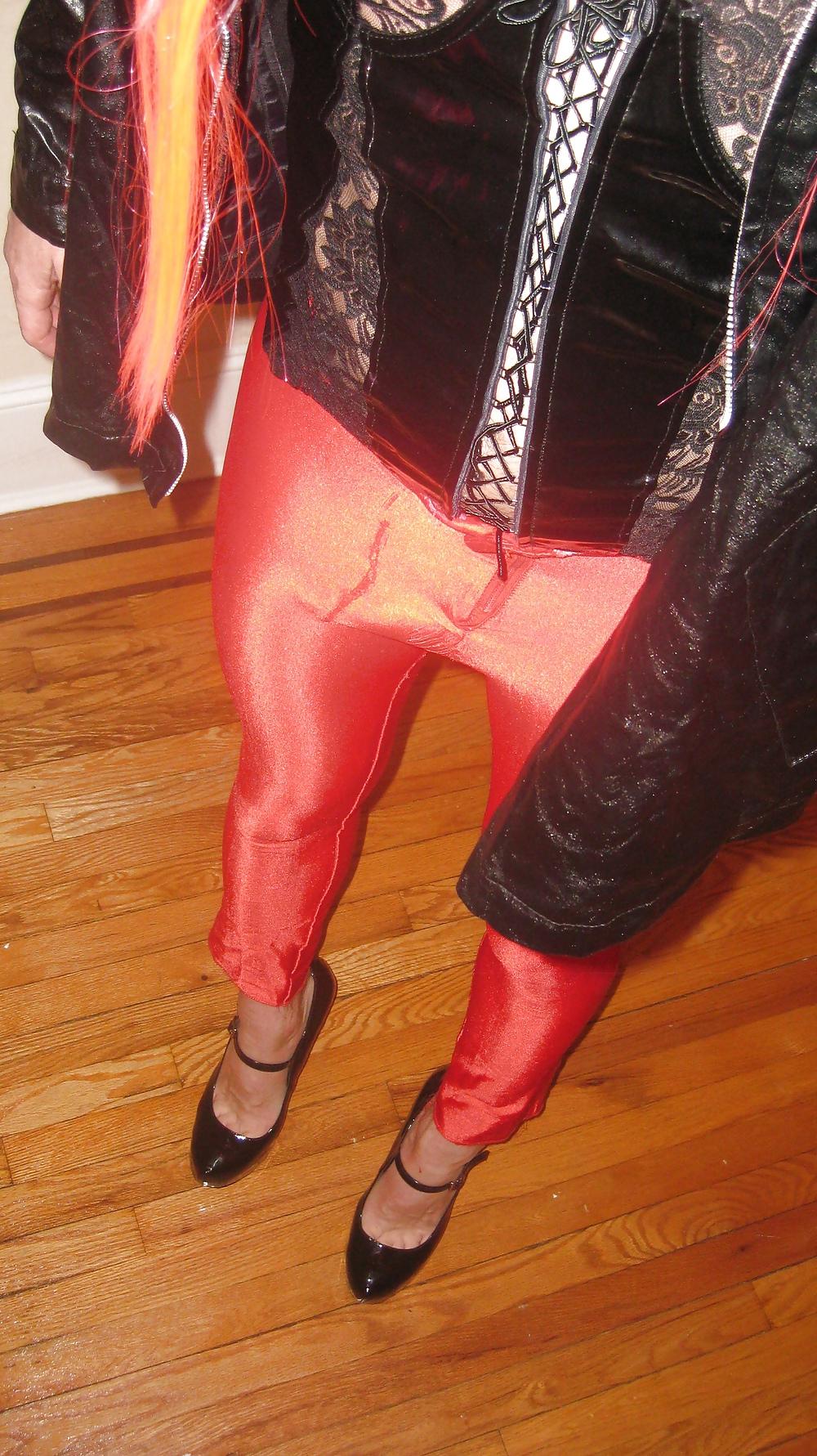 17P Spandex Disco Pants